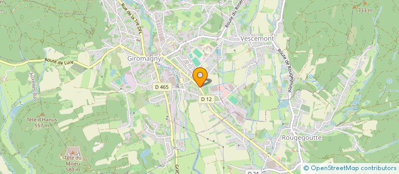 localisation de l'entreprise NK PARTICIPATIONS à GIROMAGNY