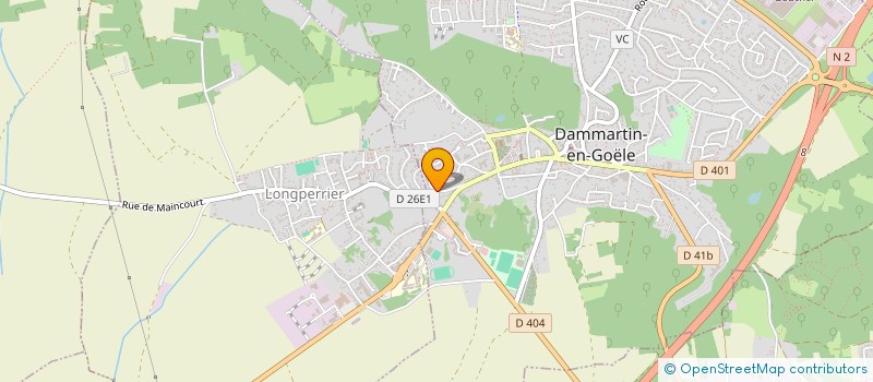 localisation de l'entreprise NK SECURITY SERVICES SASU  DAMMARTIN-EN-GOELE