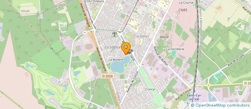 localisation de l'entreprise NK TAXI à ORLEANS