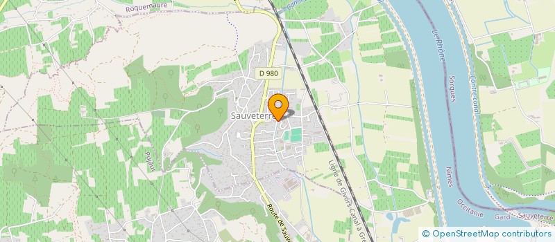 localisation de l'entreprise NK TERRASSEMENT  SAUVETERRE