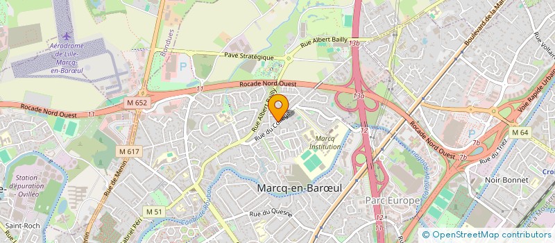 localisation de l'entreprise NK TRANS à MARCQ-EN-BARŒUL