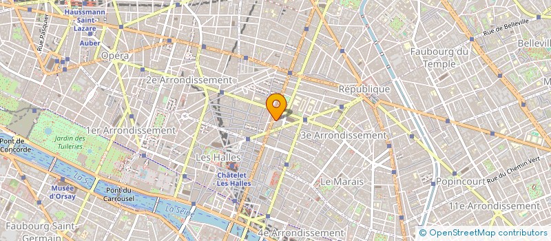 localisation de l'entreprise NK - TRANS-EXPRESS à PARIS