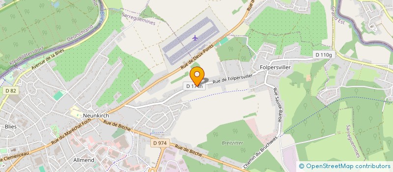 localisation de l'entreprise NK TRANSPORT à SARREGUEMINES