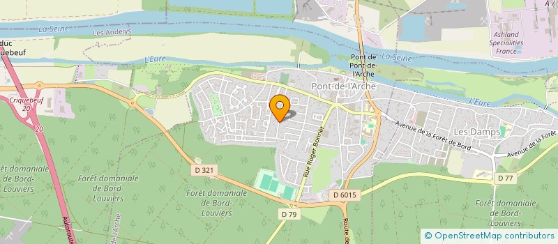 localisation de l'entreprise NK TRANSPORT  PONT-DE-L'ARCHE