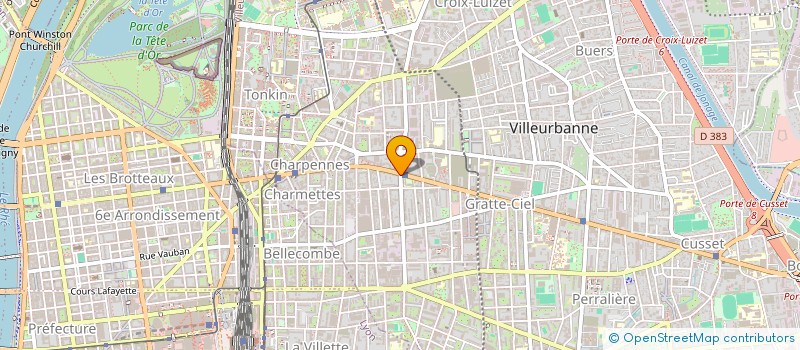 localisation de l'entreprise NK ZOLA  VILLEURBANNE