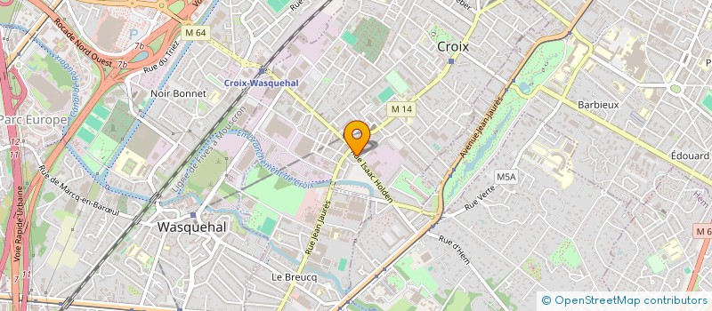 localisation de l'entreprise NK1 IMMO à CROIX