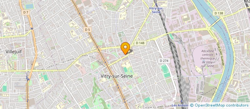localisation de l'entreprise NK2Y à VITRY-SUR-SEINE