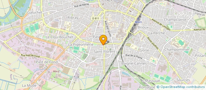 localisation de l'entreprise NKAMSINGUEMBI - ASSOCIATION POUR L'ENTRAIDE, L'INITIATIVE, LA FORMATION-ET L'EMANCIPATION (AEIFE)  NIORT