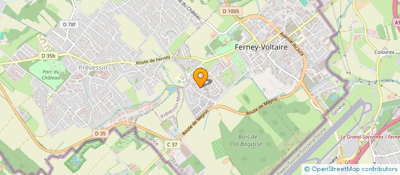 localisation de l'entreprise NKANAGU à FERNEY-VOLTAIRE