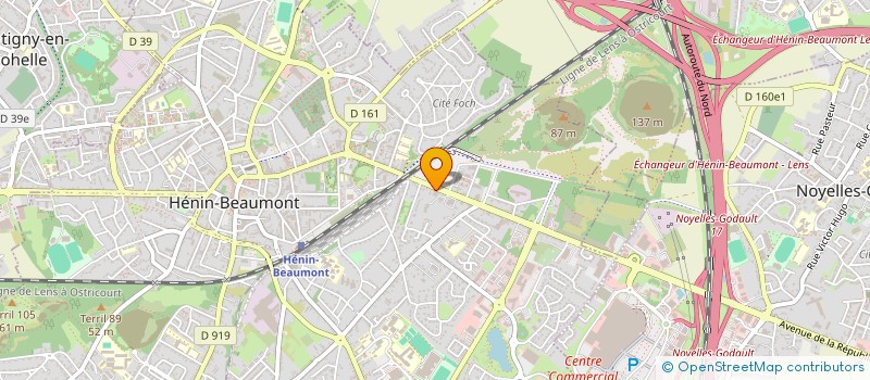 localisation de l'entreprise NKB  HENIN-BEAUMONT