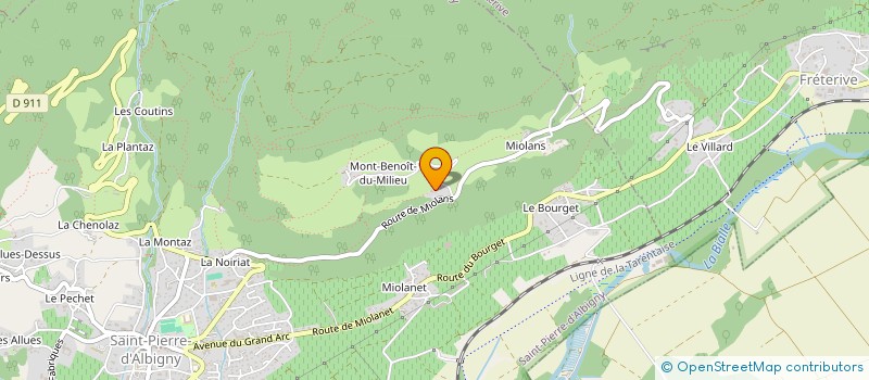 localisation de l'entreprise NKB  SAINT-PIERRE-D'ALBIGNY