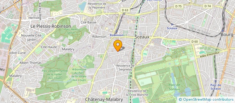 localisation de l'entreprise NKCOM à SCEAUX