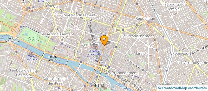 localisation de l'entreprise NKD FRANCHISE à PARIS