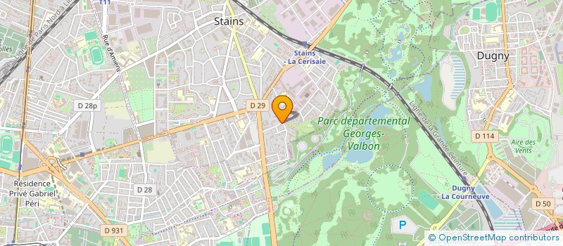 localisation de l'entreprise NKD TECH à STAINS