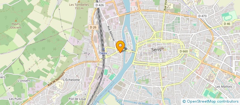 localisation de l'entreprise NKF HORIZONS  SENS