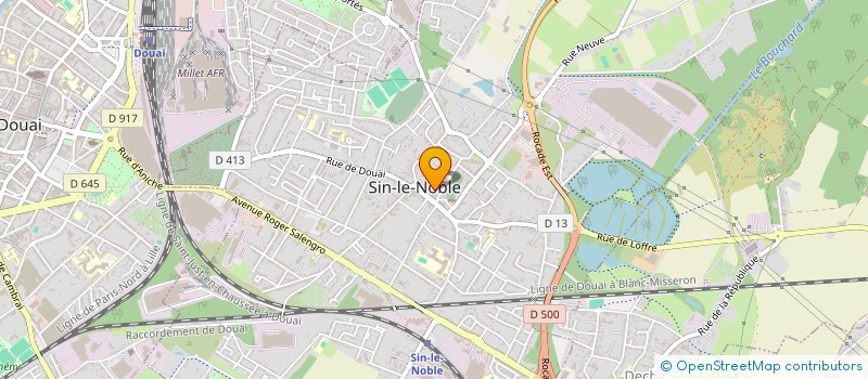localisation de l'entreprise NKGK SOLUTIONS à SIN-LE-NOBLE