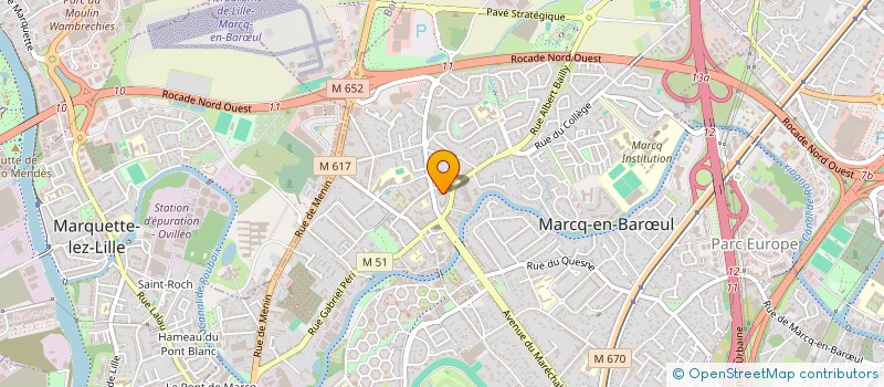localisation de l'entreprise NKKK à MARCQ-EN-BARŒUL