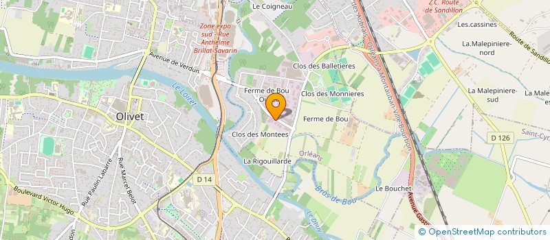 localisation de l'entreprise NKL OPHTA  ORLEANS