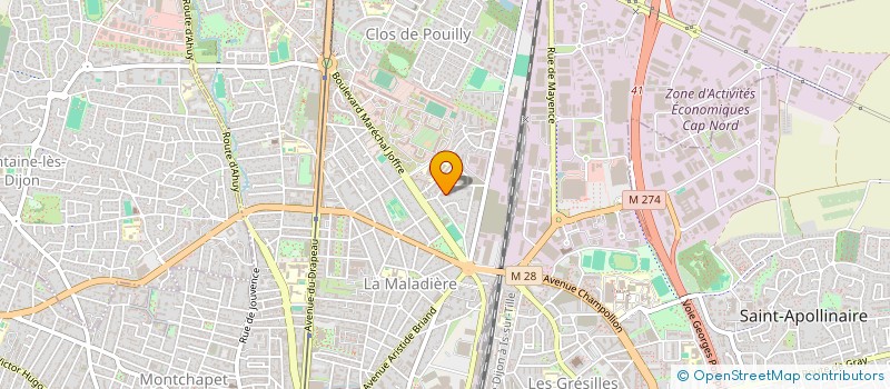 localisation de l'entreprise NKL VTC  DIJON