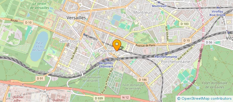 localisation de l'entreprise NKL WOMAN à VERSAILLES