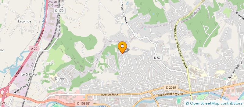 localisation de l'entreprise NKM  BRIVE-LA-GAILLARDE