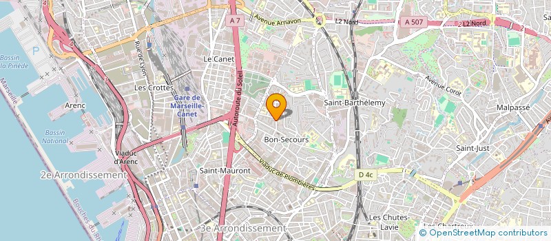 localisation de l'entreprise NKM ASSISTANCE à MARSEILLE