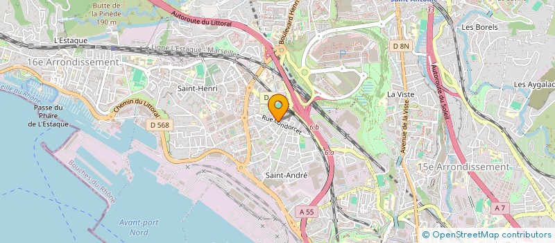 localisation de l'entreprise NKM EXPRESS à MARSEILLE