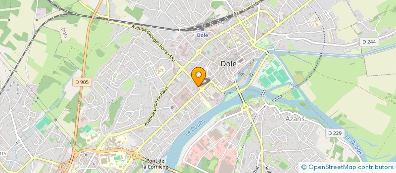 localisation de l'entreprise NKM SARL à DOLE