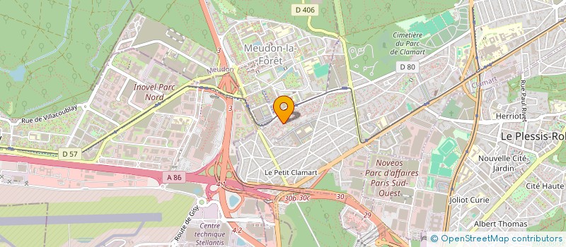 localisation de l'entreprise NKN RECORDS à CLAMART