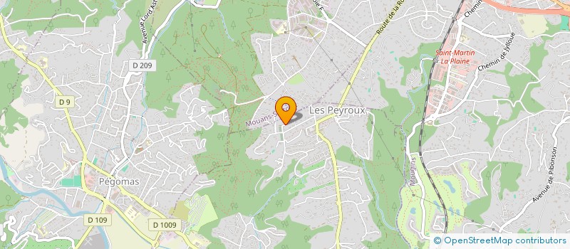 localisation de l'entreprise NKO GESTION FONCIERE à LA ROQUETTE-SUR-SIAGNE