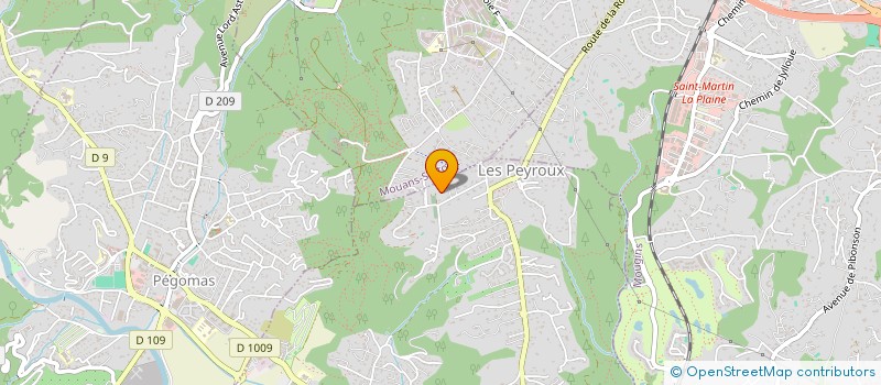 localisation de l'entreprise NKO INVESTISSEMENT à LA ROQUETTE-SUR-SIAGNE