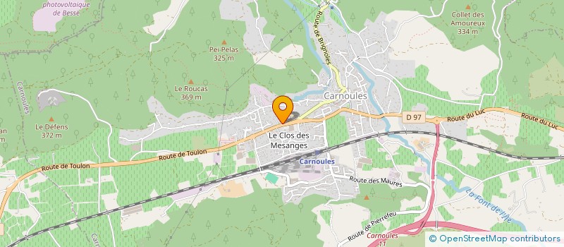 localisation de l'entreprise NKO PRODUCTION à CARNOULES