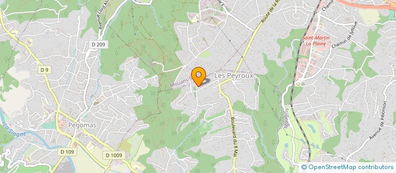 localisation de l'entreprise NKO PROMOTION à LA ROQUETTE-SUR-SIAGNE