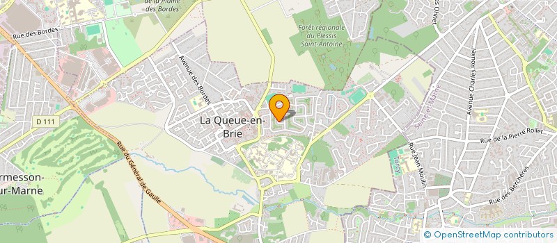 localisation de l'entreprise NKODIA BOXING CLUB à LA QUEUE-EN-BRIE