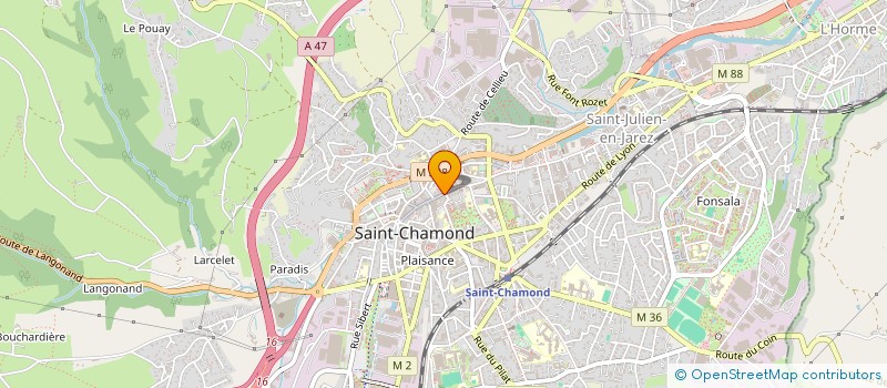 localisation de l'entreprise NKOLMEKE à SAINT-CHAMOND