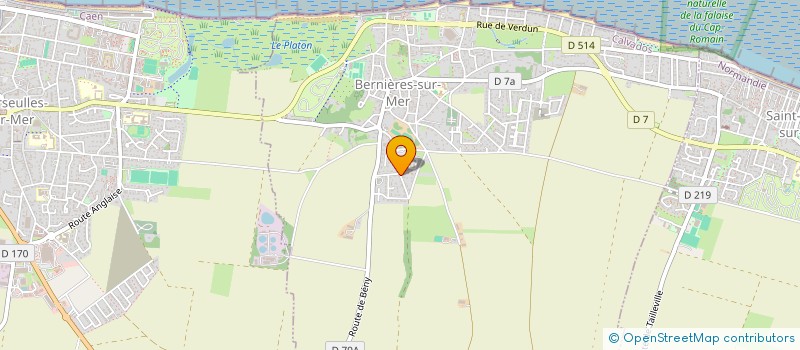 localisation de l'entreprise NKOSSA  BERNIERES-SUR-MER