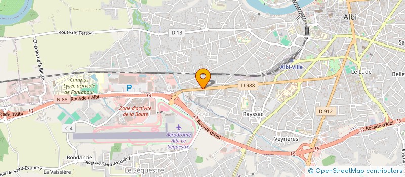 localisation de l'entreprise NKP  ALBI