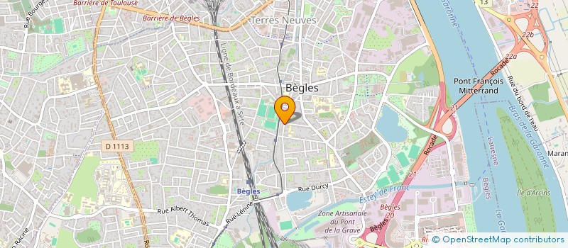 localisation de l'entreprise NKR à BEGLES