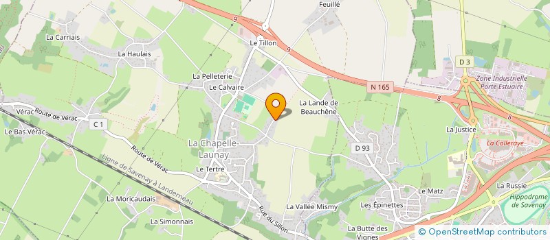 localisation de l'entreprise NKR NIZOU KART RACING  LA CHAPELLE-LAUNAY