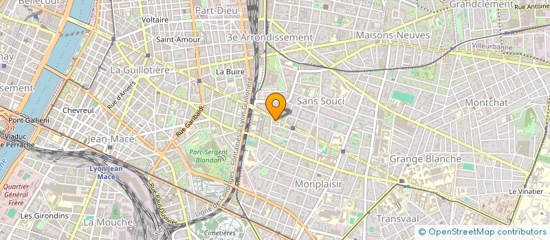 localisation de l'entreprise NKS MONPLAISIR  LYON