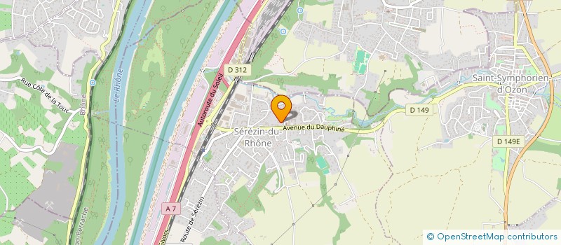 localisation de l'entreprise NKS ROMA  SEREZIN-DU-RHONE