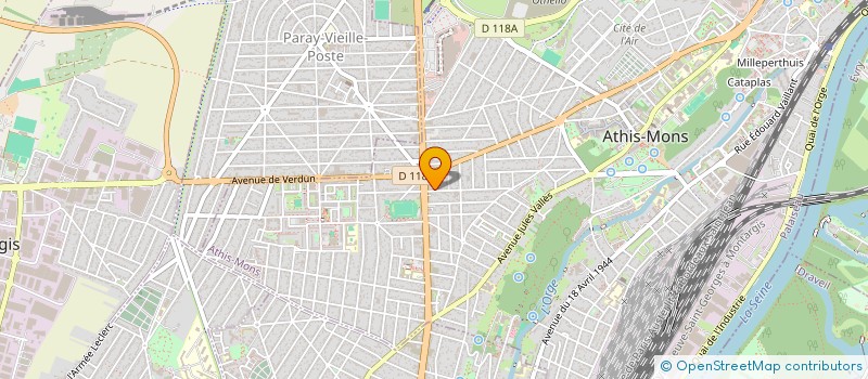 localisation de l'entreprise NKSERVICES à ATHIS-MONS