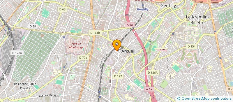 localisation de l'entreprise NKT CONSULTING HEALTHCARE à ARCUEIL