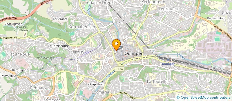 localisation de l'entreprise NKUL-BETI à QUIMPER