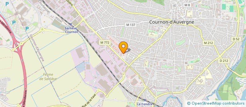 localisation de l'entreprise NKZ IMMOBILIER  COURNON-D'AUVERGNE