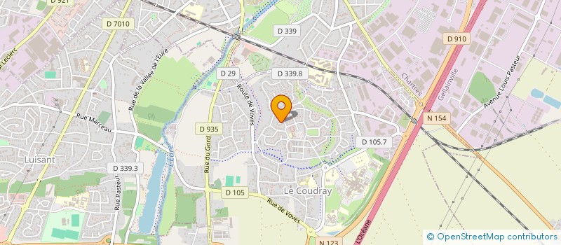 localisation de l'entreprise NL 2020 à BERCHERES-LES-PIERRES