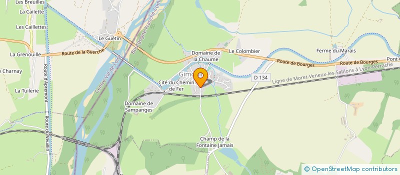 localisation de l'entreprise NL à GIMOUILLE