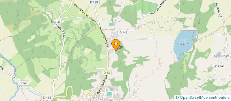 localisation de l'entreprise NL  LEMBEYE