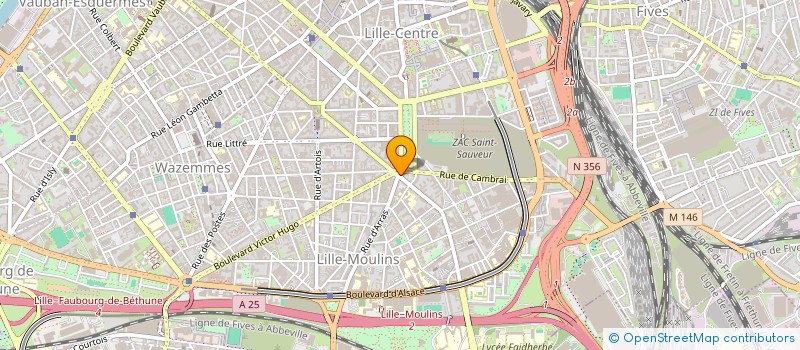 localisation de l'entreprise NL à LILLE