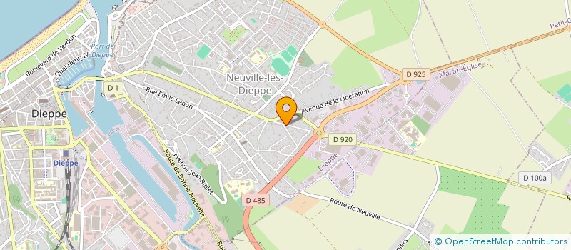 localisation de l'entreprise NL AUTO à DIEPPE